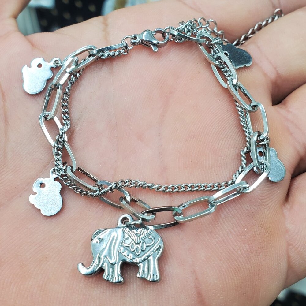 Silver bracelet for woman's